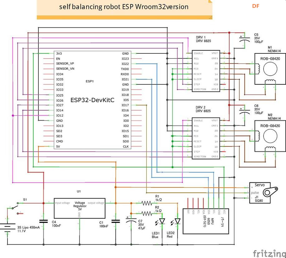 【Arduino 动手做】B-Robot ESP32 版本 Unit 3 自平衡机器人图6
