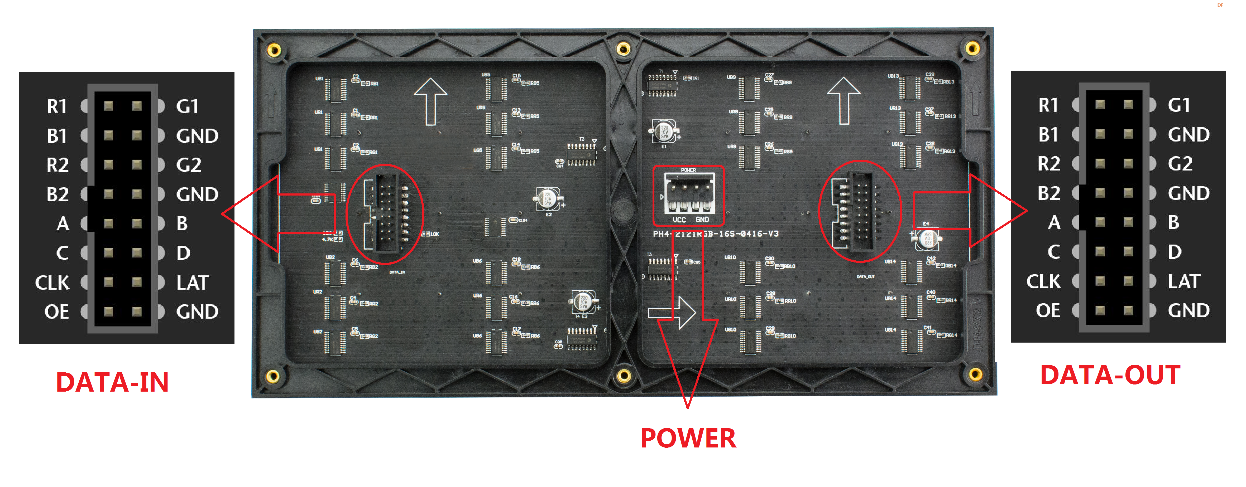 FireBeetle 2 ESP32-S3驱动64×32 LED点阵屏:时钟与汉字显示图5