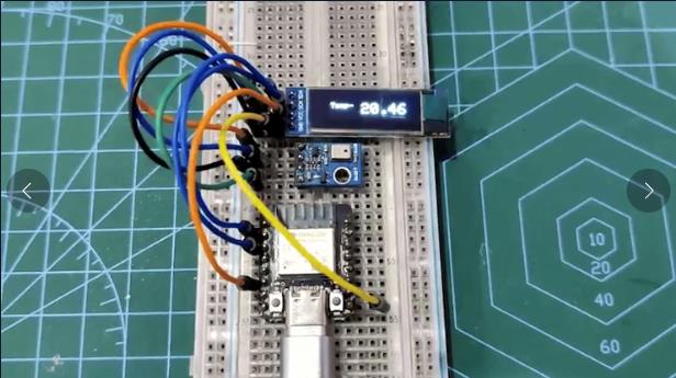 【Arduino 动手做】由ESP32C3驱动的小型便携袖珍温度计图3