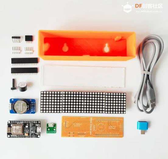 【Arduino 动手做】数字时钟 LED 点阵 - ESP32 应用图2