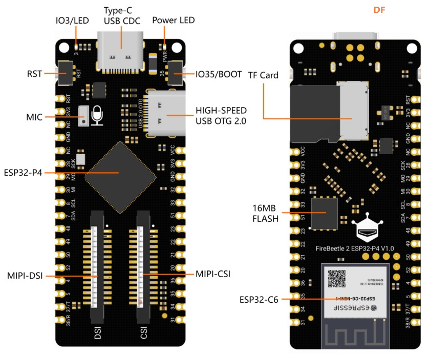 FireBeetle 2 ESP32 P4 使用 ILI9341、ST7789屏幕图9