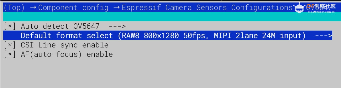 FireBeetle 2 ESP32 P4 使用树莓派兼容CSI接口摄像头(ESP-IDF)图13