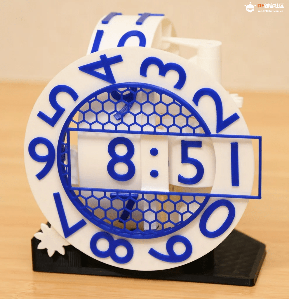 制作一个3D打印的三轴机械时钟图3