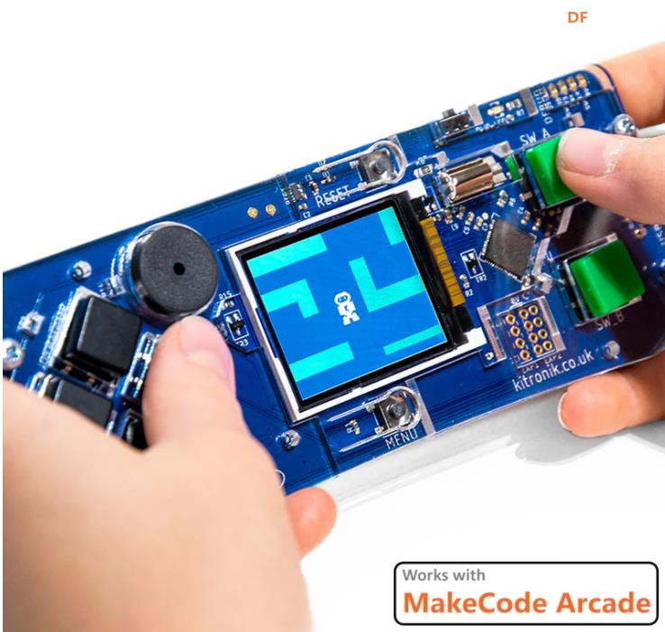 【花雕动手做】Kitronik 英国游戏机 Arcade 可编程开发板图1