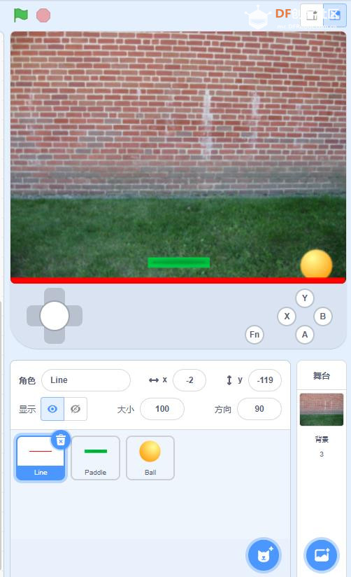 【花雕动手做】Scratch Arcade游戏ESP32S3开发板之反弹的球图1
