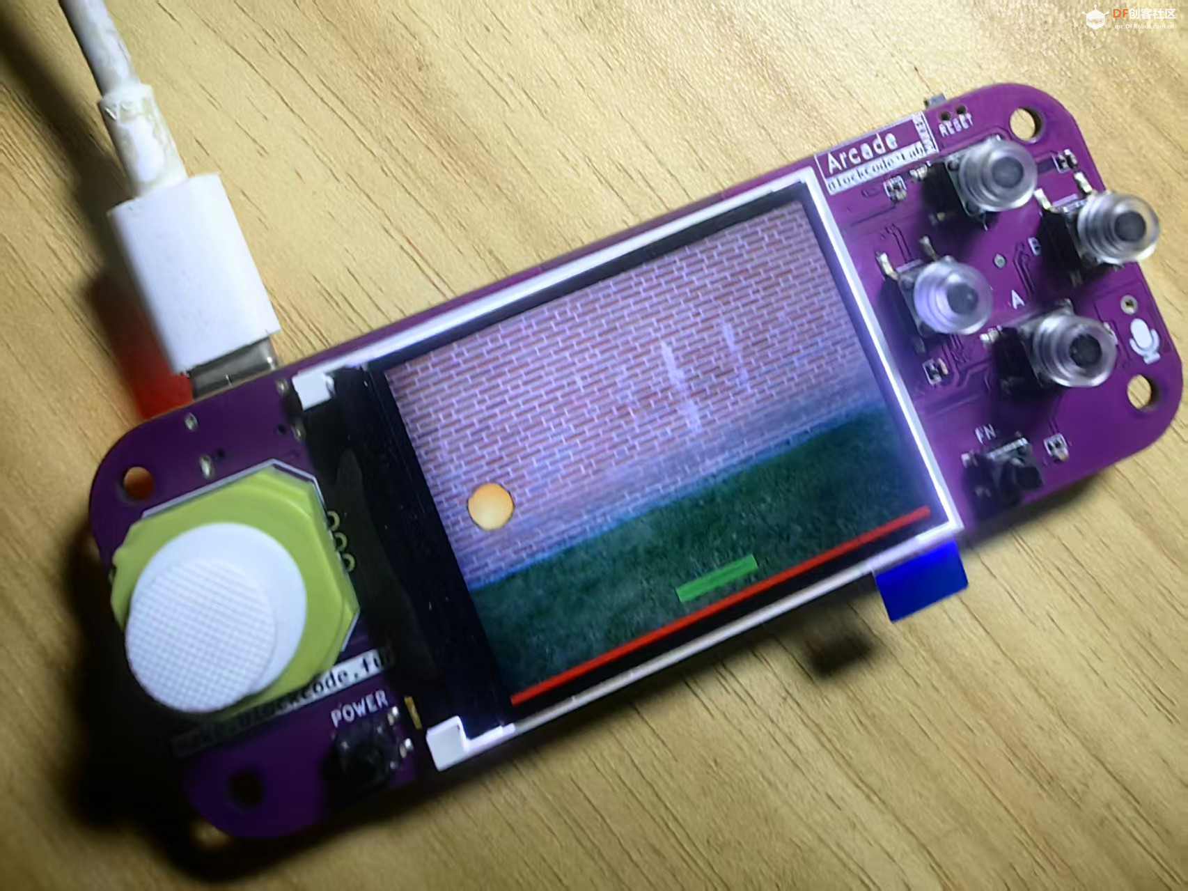 【花雕动手做】Scratch Arcade游戏ESP32S3开发板之反弹的球图2