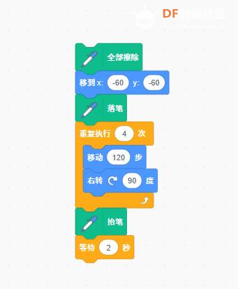 【花雕动手做】Scratch Arcade游戏ESP32S3开发板之几何图形图3