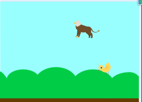 【花雕动手做】Scratch Arcade游戏ESP32S3开发板之老鹰抓小鸡图2