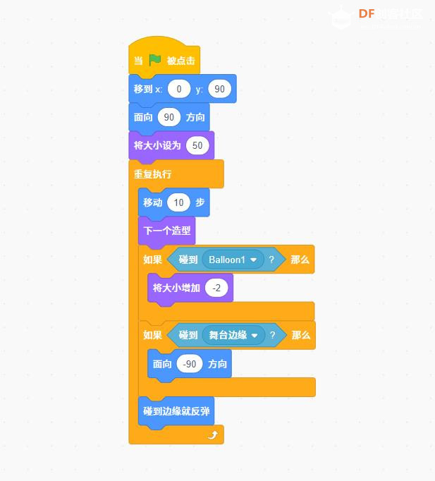 【花雕动手做】Scratch Arcade 游戏ESP32开发板之气球打鸟图2