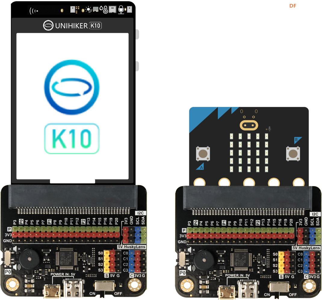 二哈识图2+行空板K10+IO扩展板——手势控制舵机平台图2