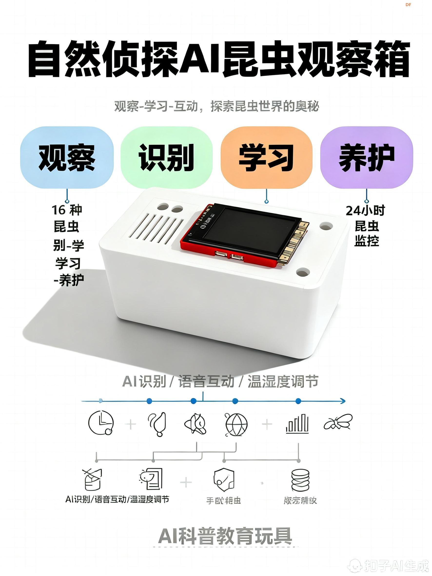 基于行空板K10的自然侦探AI昆虫观察箱图2