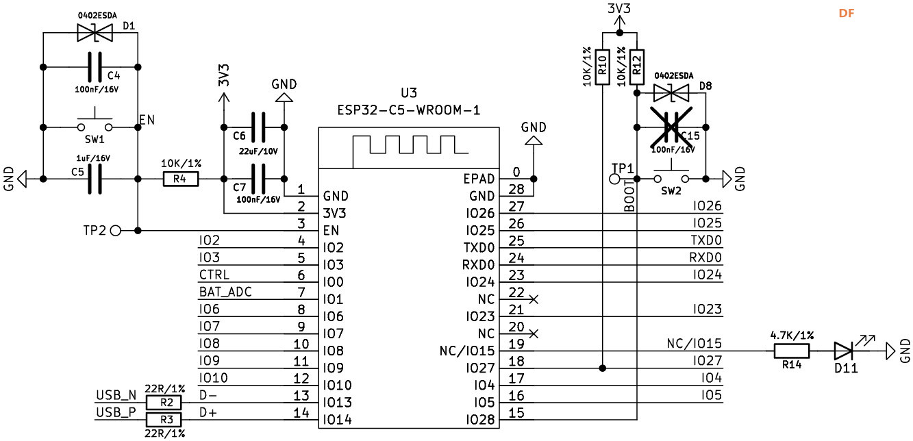 【FireBeetle 2 ESP32-C5】 介绍、固件上传、工程测试图10
