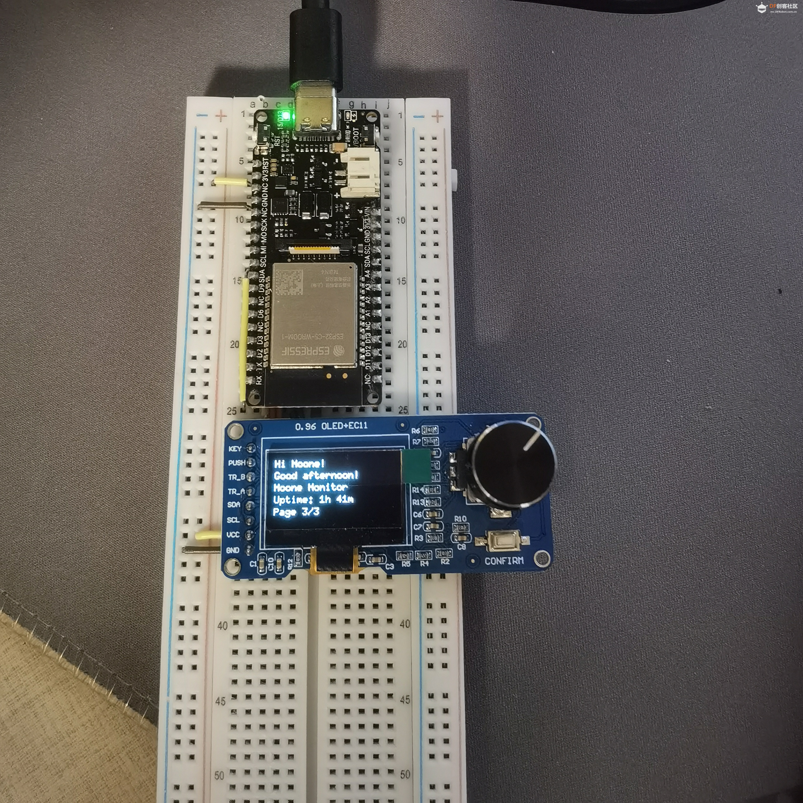 [FireBeetle 2 ESP32-C5]ESP32-C5 WiFi网络状态监测器图10