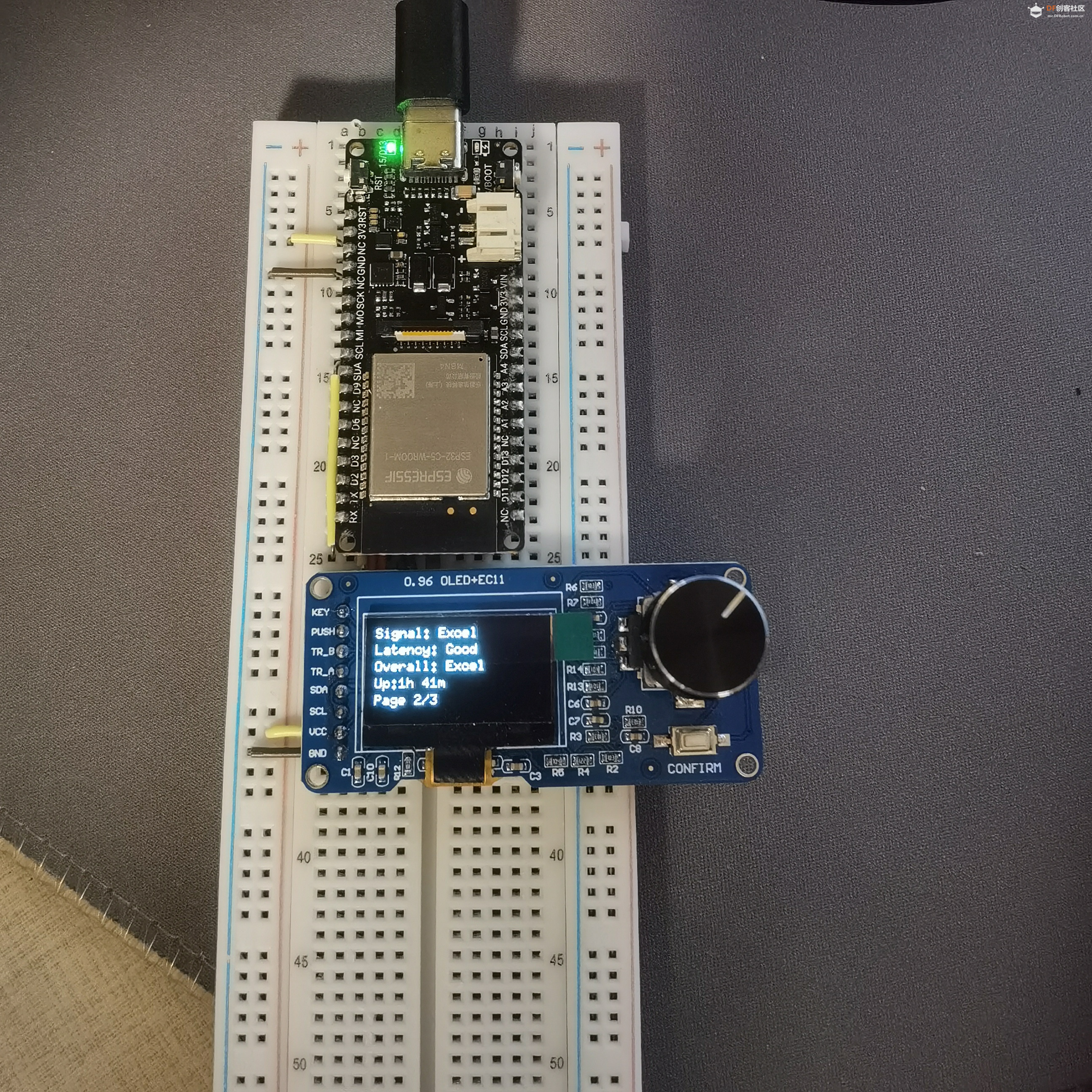 [FireBeetle 2 ESP32-C5]ESP32-C5 WiFi网络状态监测器图9