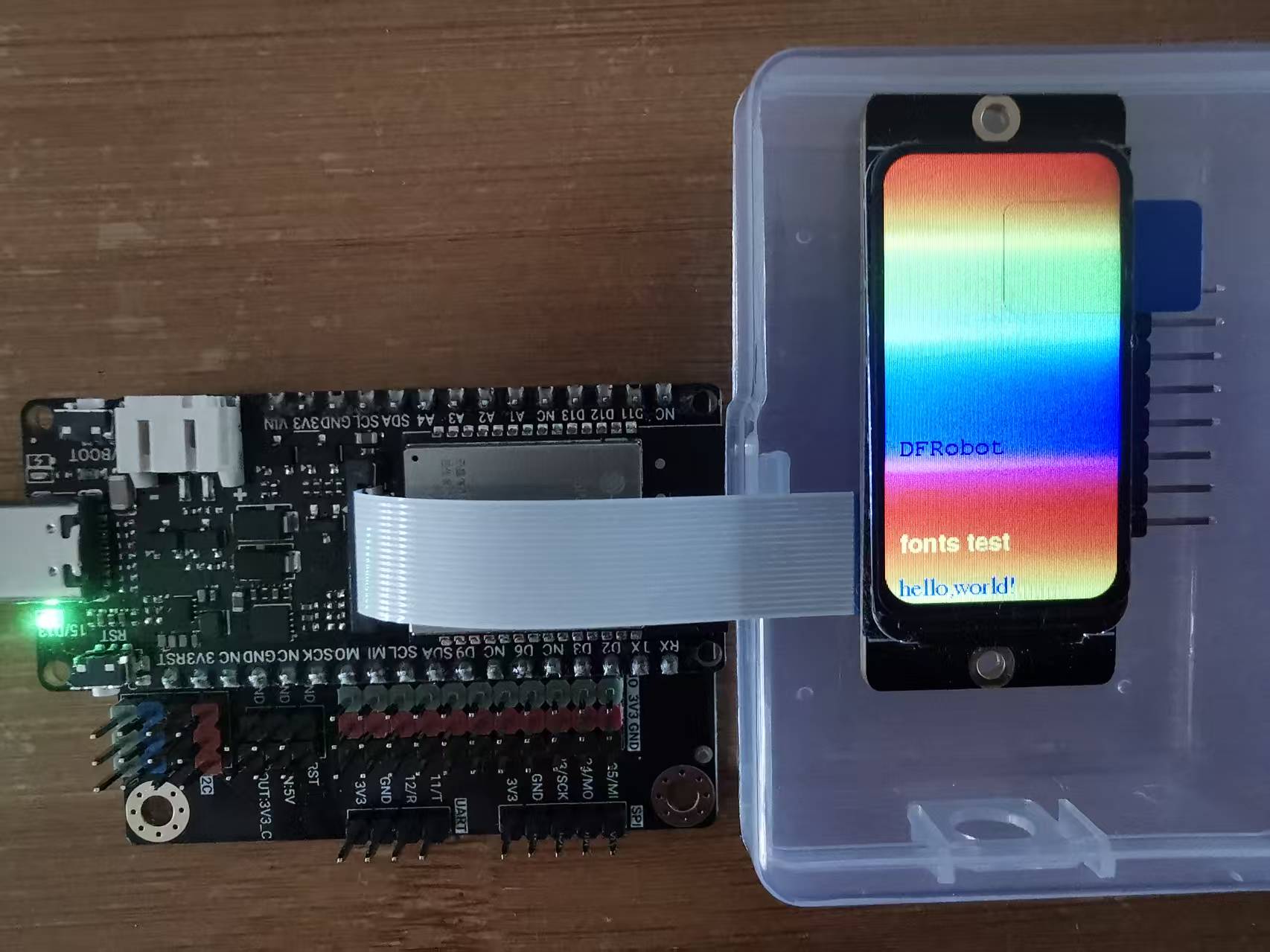 FireBeetle 2 ESP32-C5开发板Arduino环境多库点屏大作战图7