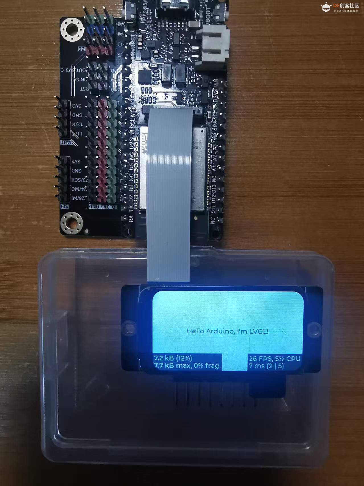 FireBeetle 2 ESP32-C5开发板Arduino环境多库点屏大作战图8