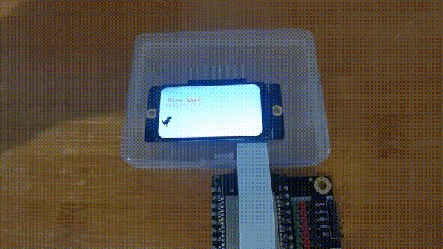 FireBeetle 2 ESP32-C5+GDI显示屏玩恐龙快跑小游戏图7