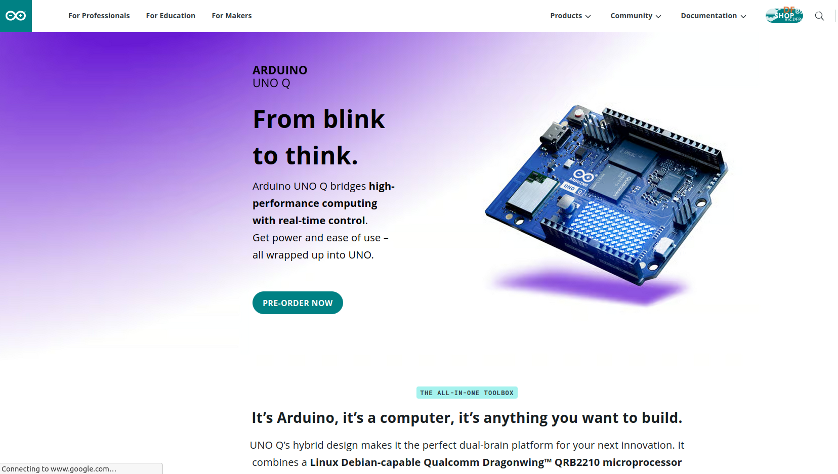 Arduino最近发布Uno Q接受预定了图1