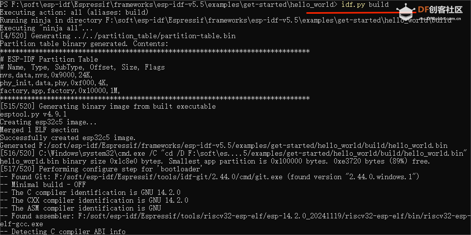 【FireBeetle 2 ESP32-C5】 Windows平台编译点灯图4