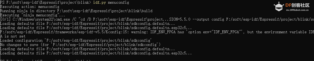 【FireBeetle 2 ESP32-C5】 Windows平台编译点灯图10