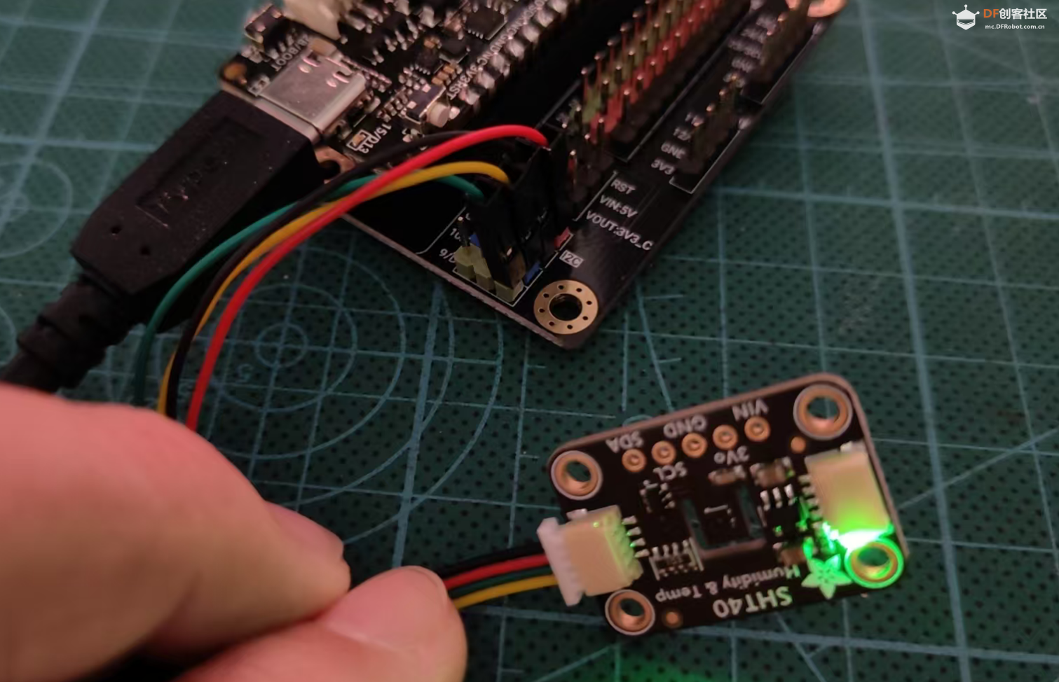 【FireBeetle 2 ESP32-C5】IIC驱动SHT40图5