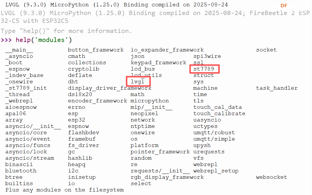 Firebeetle 2 ESP32 C5体验之:显示网络天气图2
