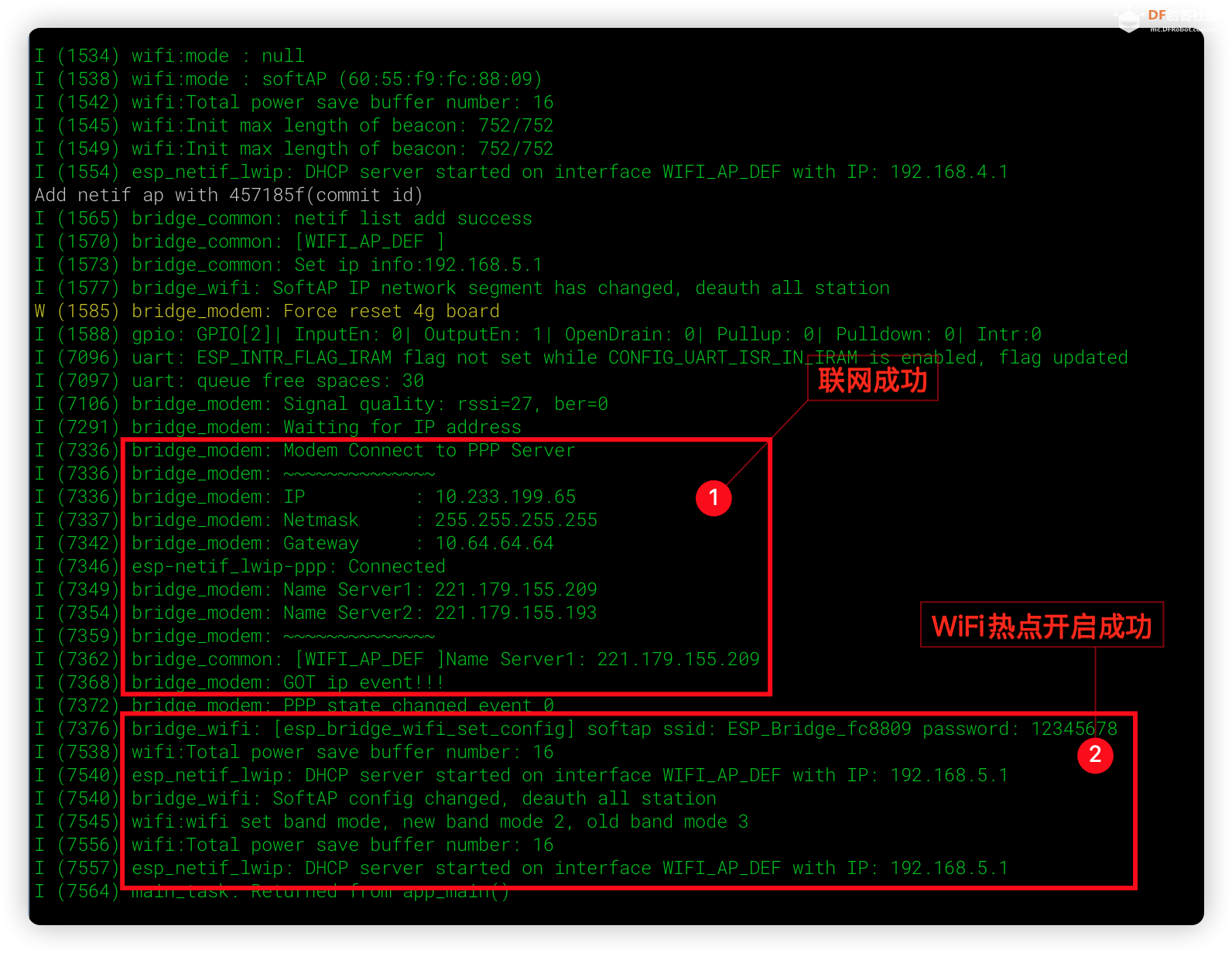 FireBeetle 2 ESP32-C5开发板 + Air780E 做随身WiFi图15