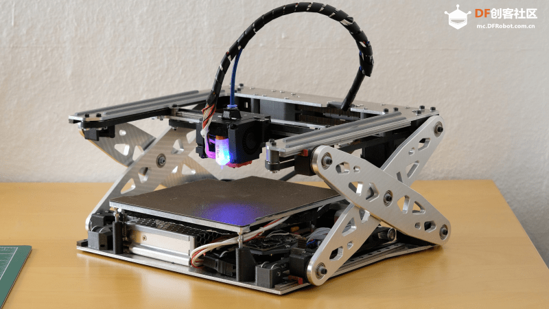 可折叠的剪刀升降式 CoreXY 3D 打印机、废旧平板变身全...图12