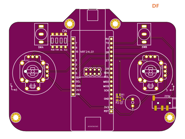 基于 Firebeetle 2 ESP32-C5 的6通道2.4G 遥控器图16