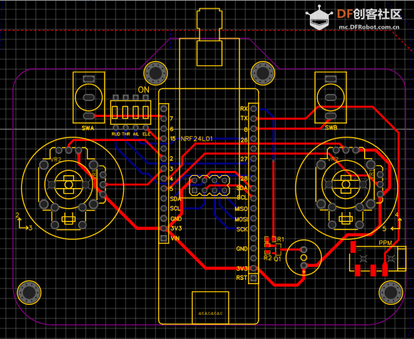 基于 Firebeetle 2 ESP32-C5 的6通道2.4G 遥控器图17