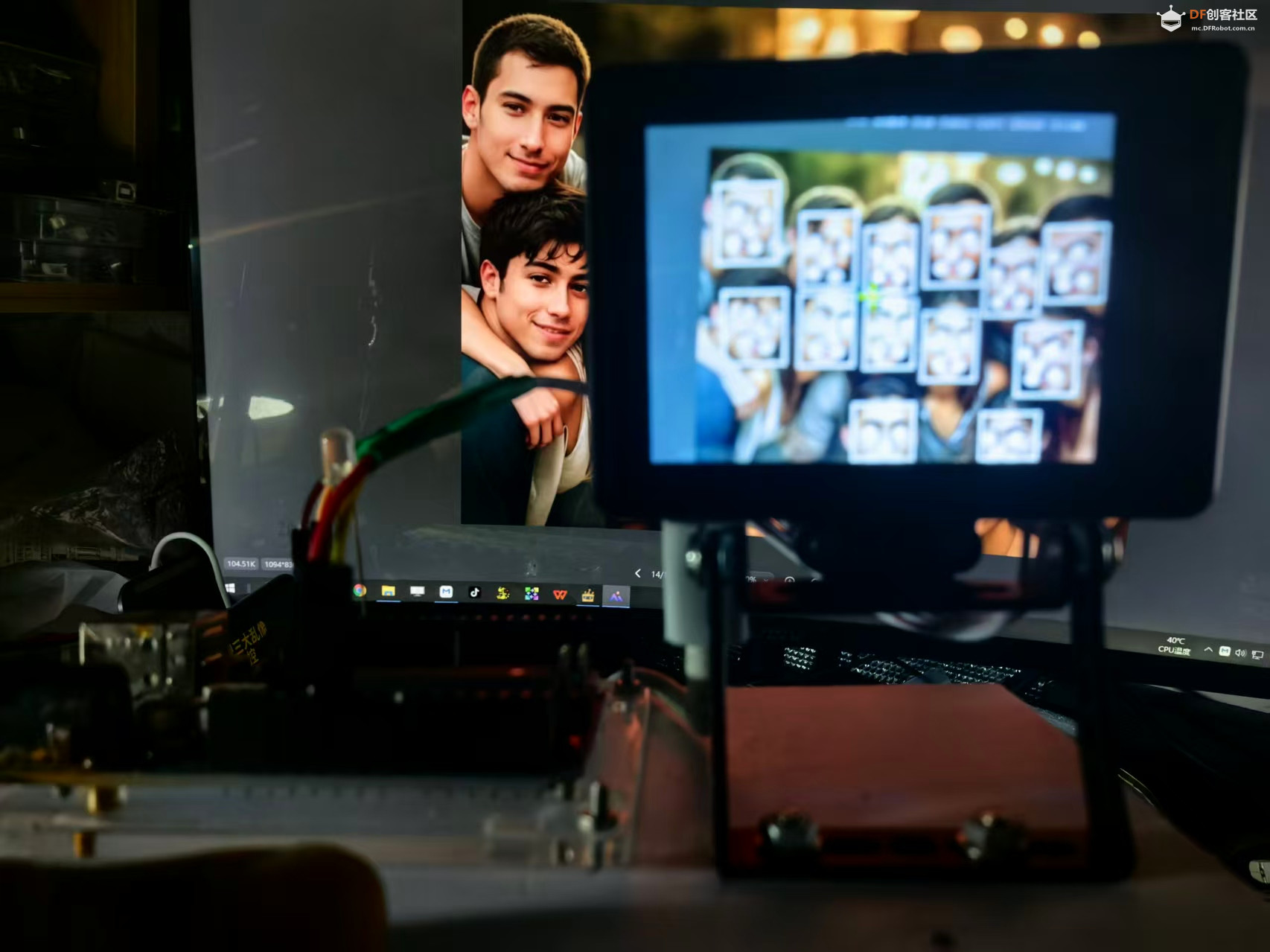 【花雕动手做】AI 二哈识图2之识别人脸输出数据控制 LED图5