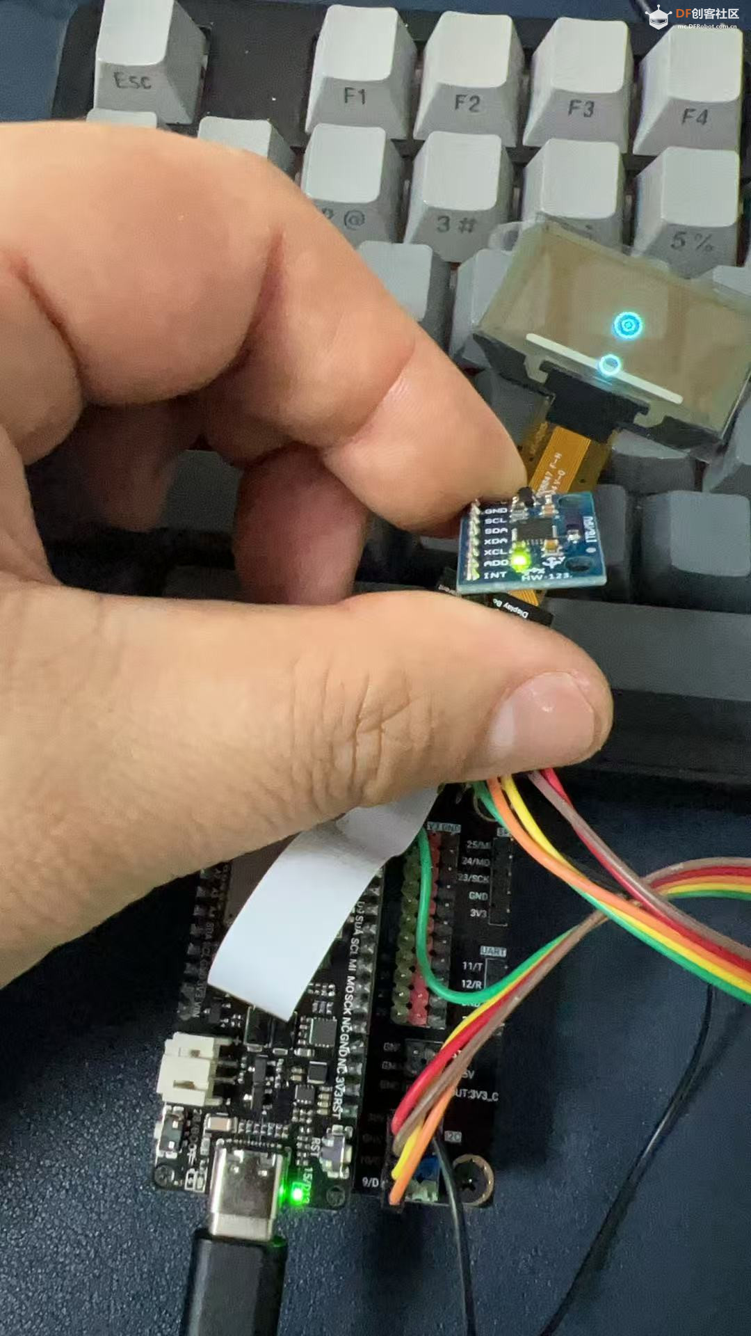 ESP32-C5连载系列之透明LED你有我也有图17