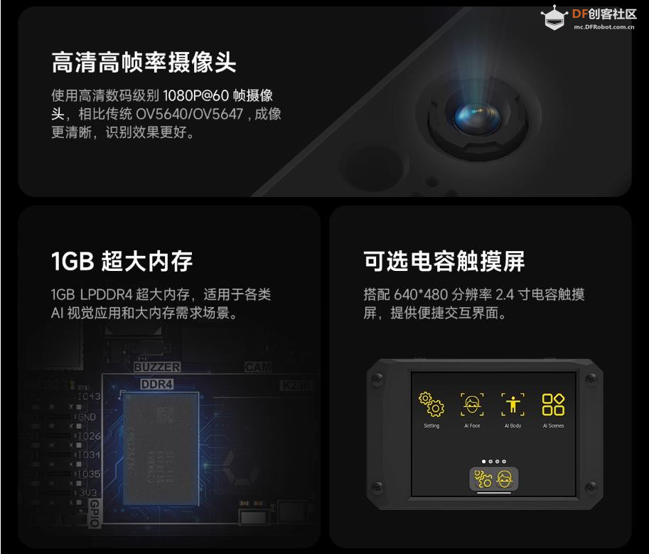 【花雕动手做】CanMV K230 视觉识别模块 AI人工智能开发板图4