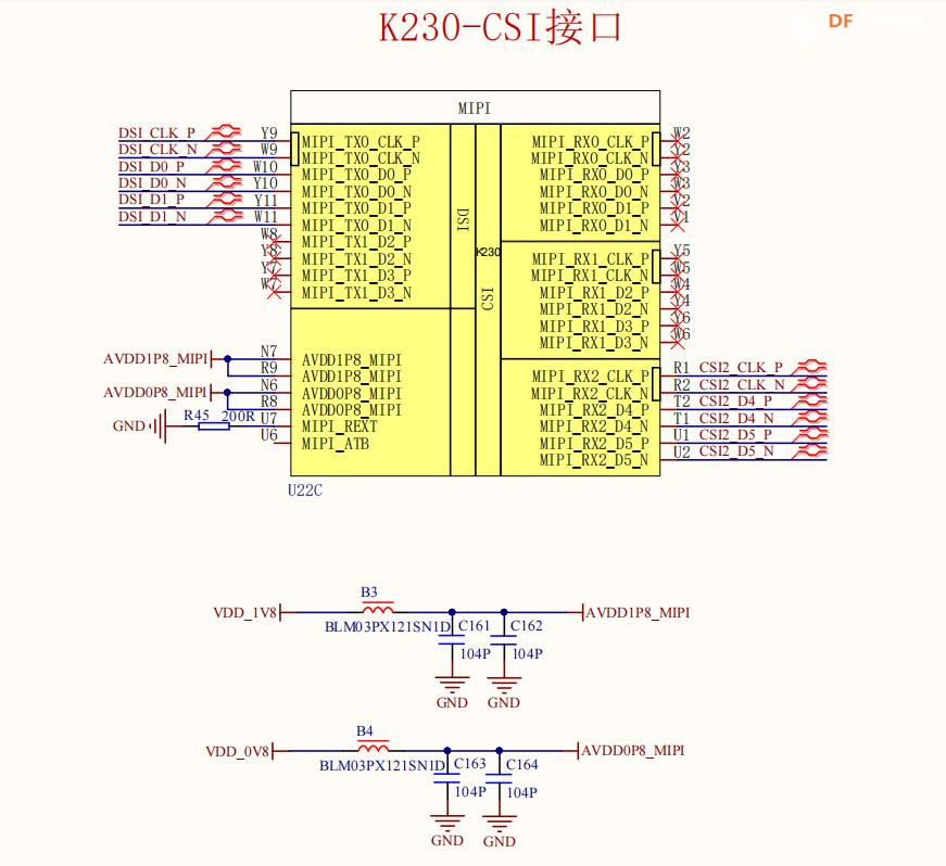 【花雕动手做】CanMV K230 AI视觉模块之全套详细电原理图图8