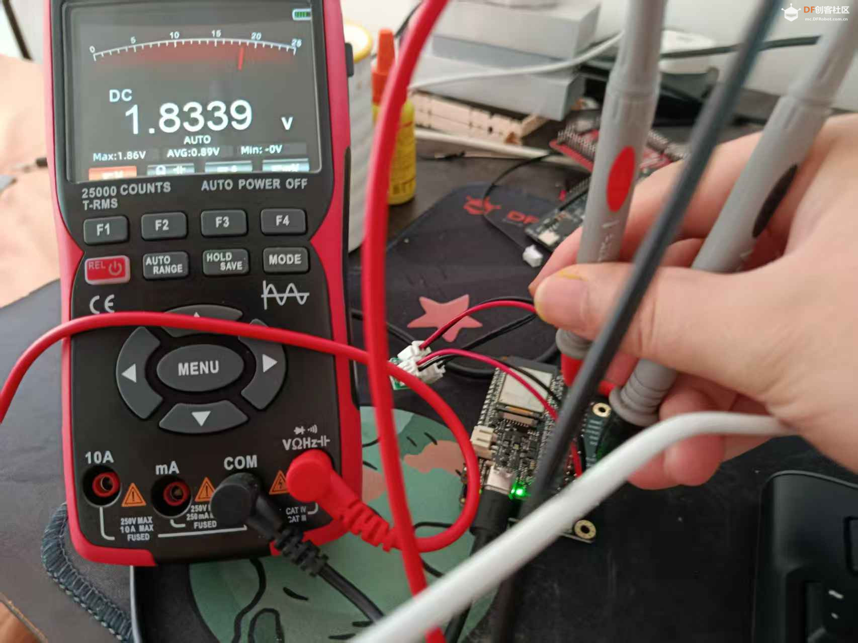 FireBeetle 2 ESP32-C5 ADC + NTC实现测温功能图6