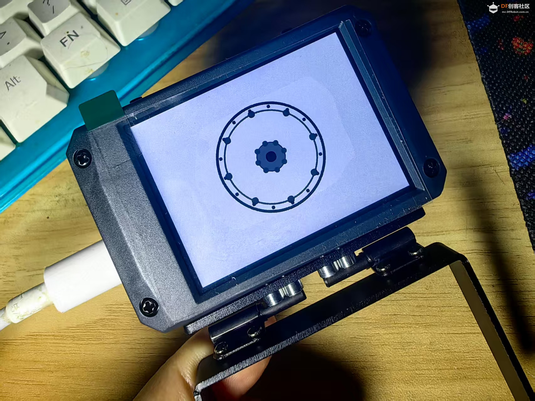 【花雕动手做】CanMV K230 AI视觉模块之绘制一个圆形图案图2