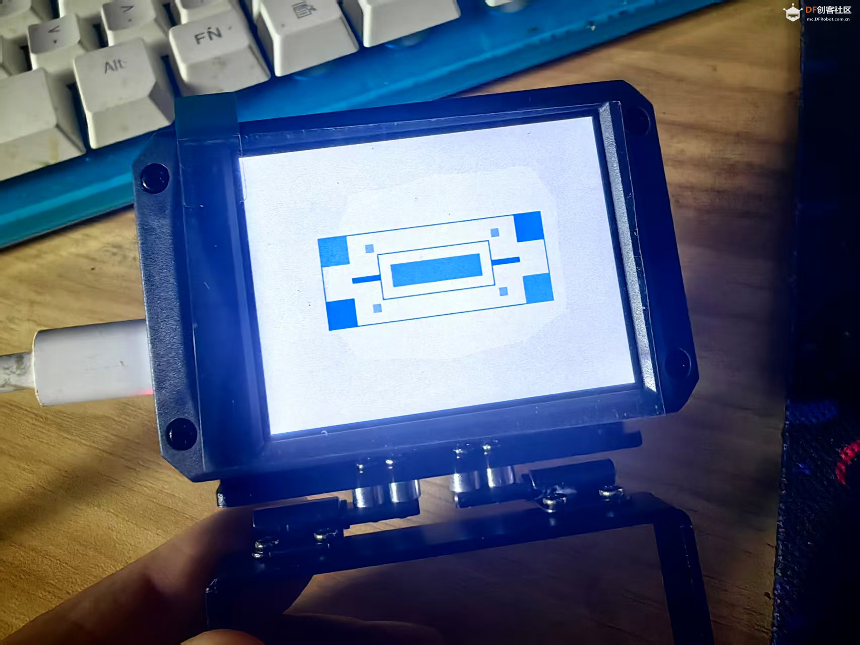 【花雕动手做】CanMV K230 AI 视觉模块之绘制一个矩形图案图2