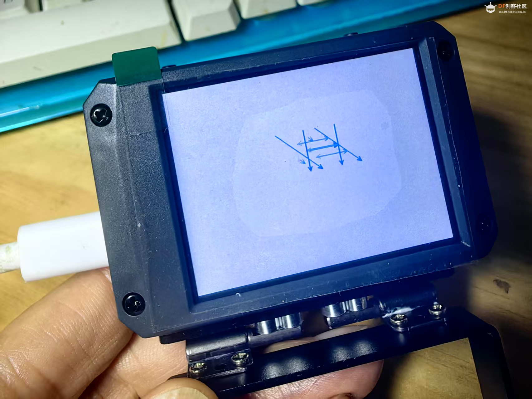 【花雕动手做】CanMV K230 AI 视觉模块之绘制一个箭头图案图2