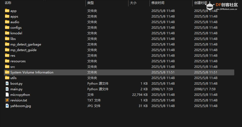 【花雕动手做】CanMV K230 AI视觉识别模块之使用文件读写图2