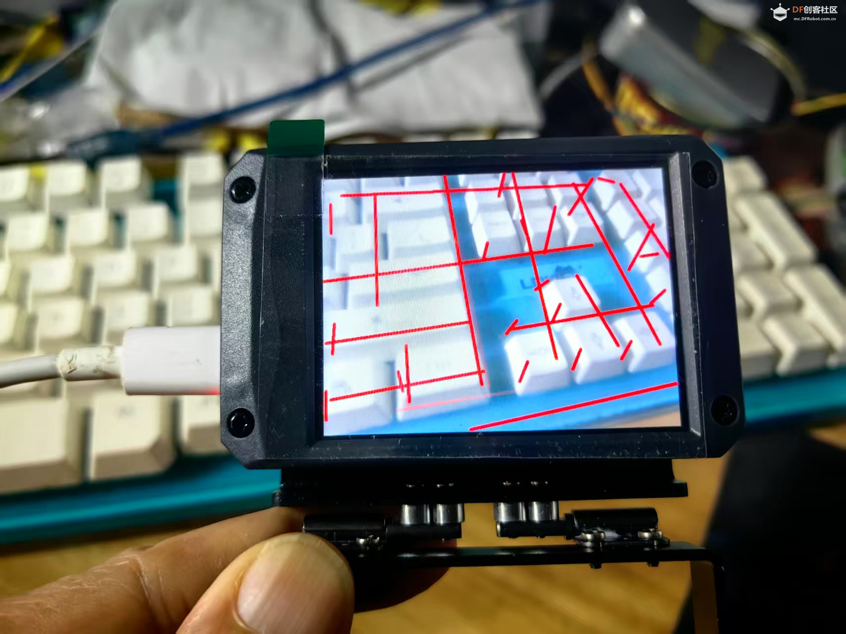 【花雕动手做】CanMV K230 AI 视觉识别之线段检测图4