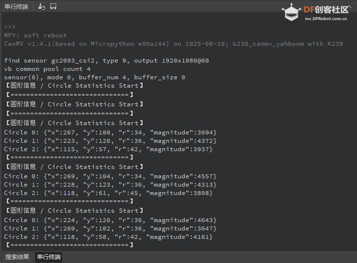 【花雕动手做】CanMV K230 AI 视觉识别模块之圆形检测图2