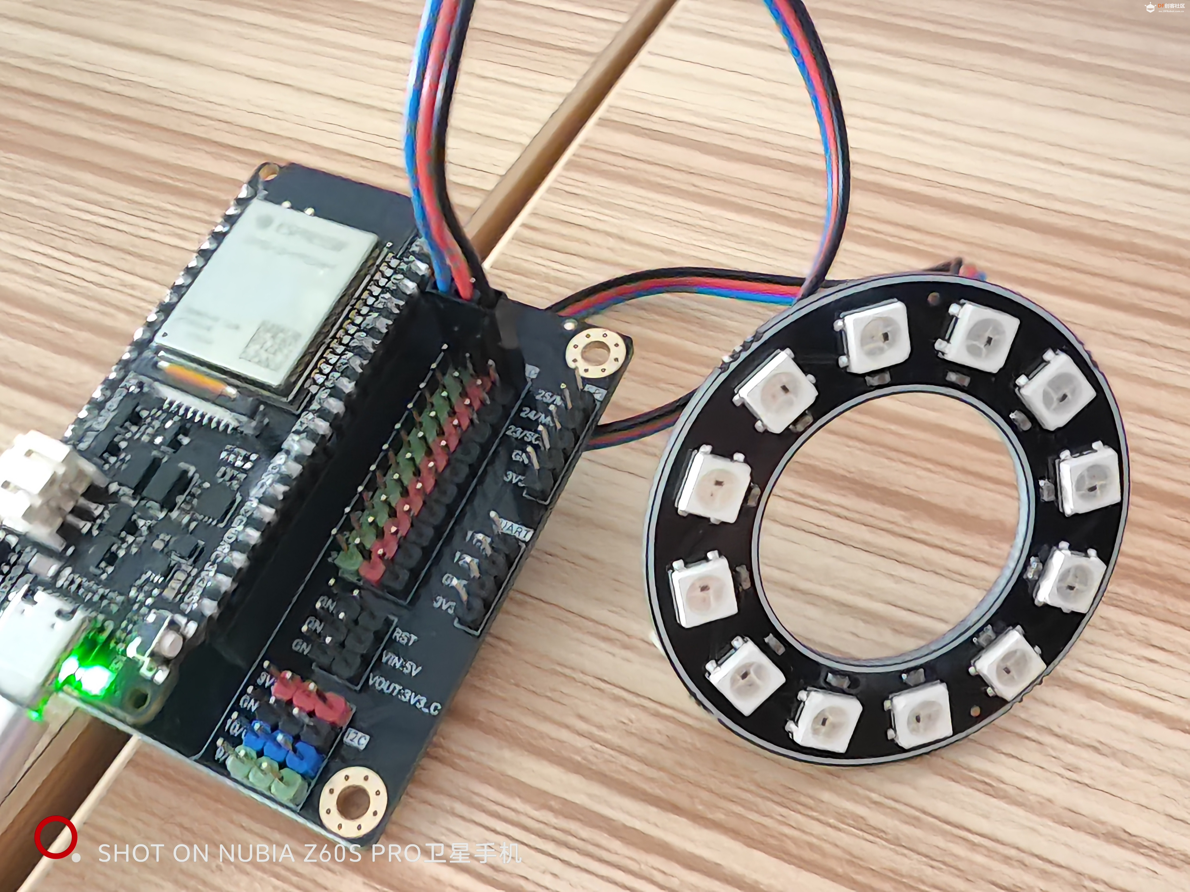 【FireBeetle 2 ESP32-C5】点亮光环板图3
