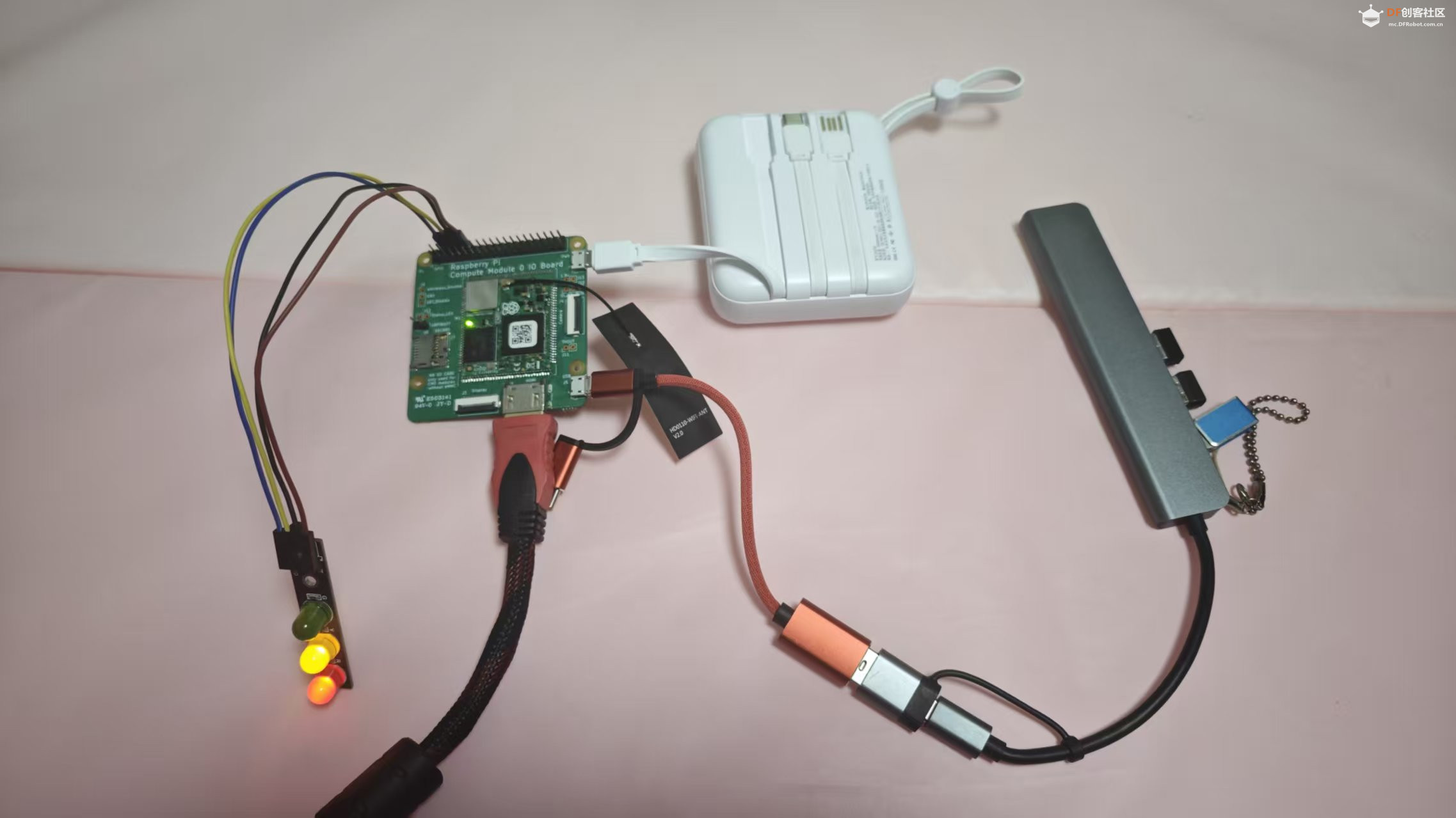 树莓派CM0学习之路(2)----点灯测试图1