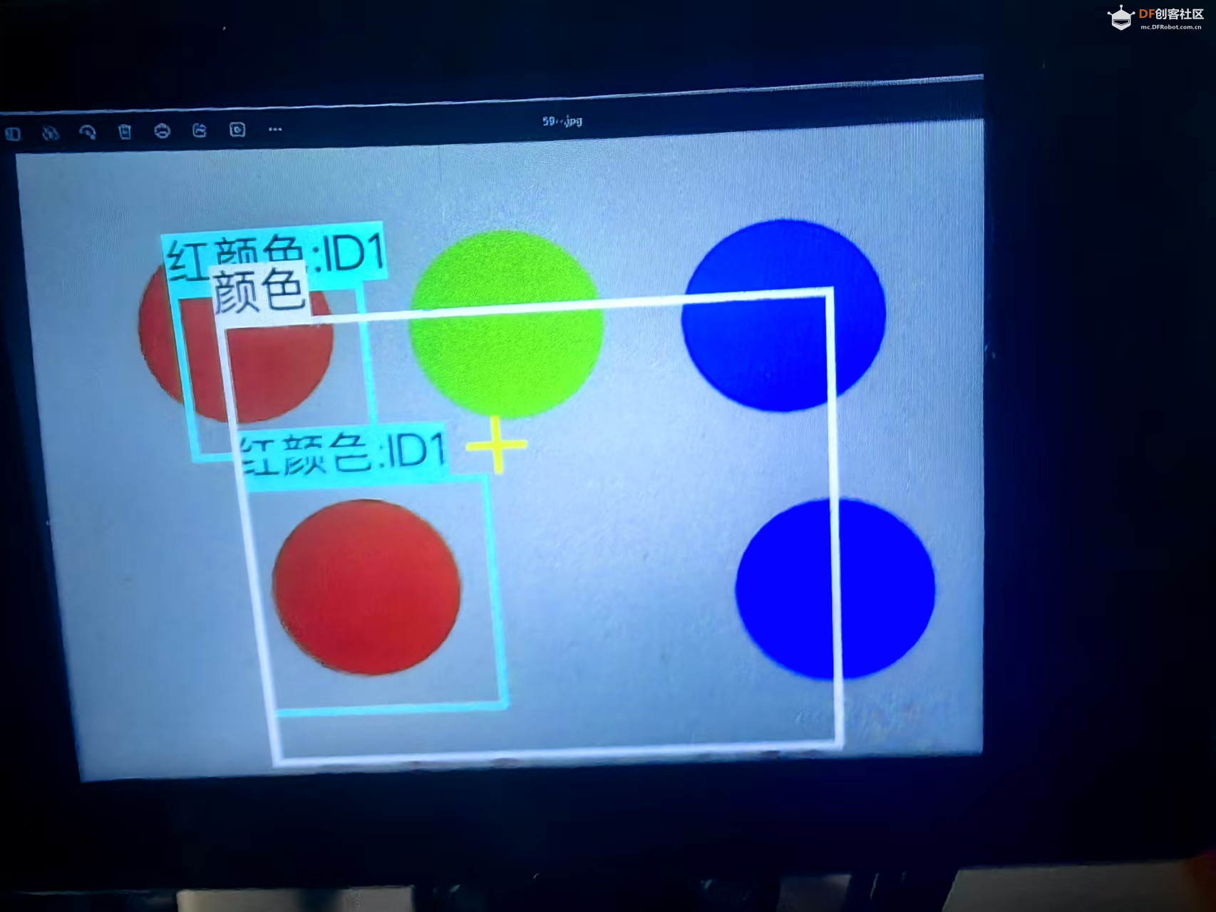 【花雕动手做】AI 视觉传感器二哈识图2之识别颜色数据图2