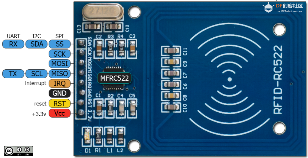 掌控板2.0与SPI接口的RFID RC522实验图3