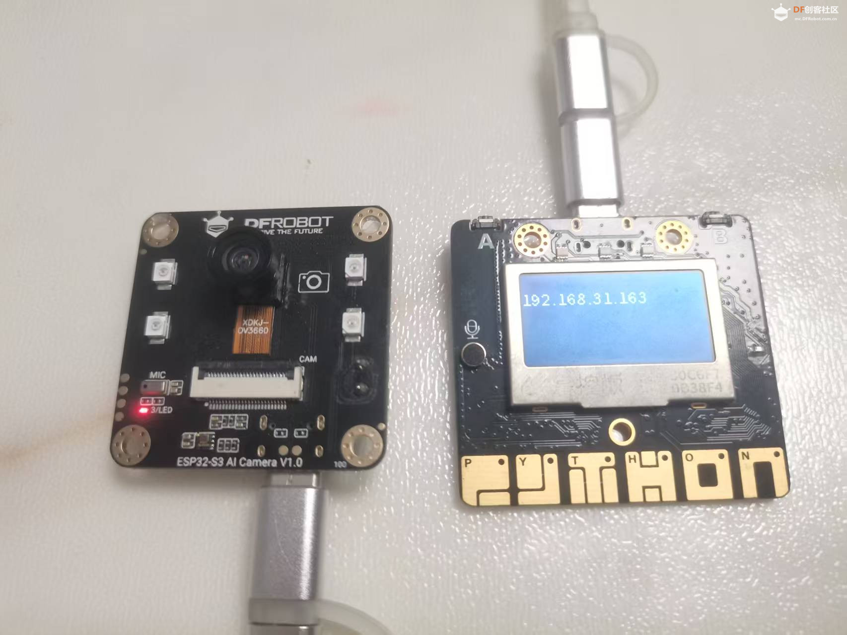 ESP32-S3 AI智能摄像头（小智AI）与掌控板UDP通信控制LED灯图5