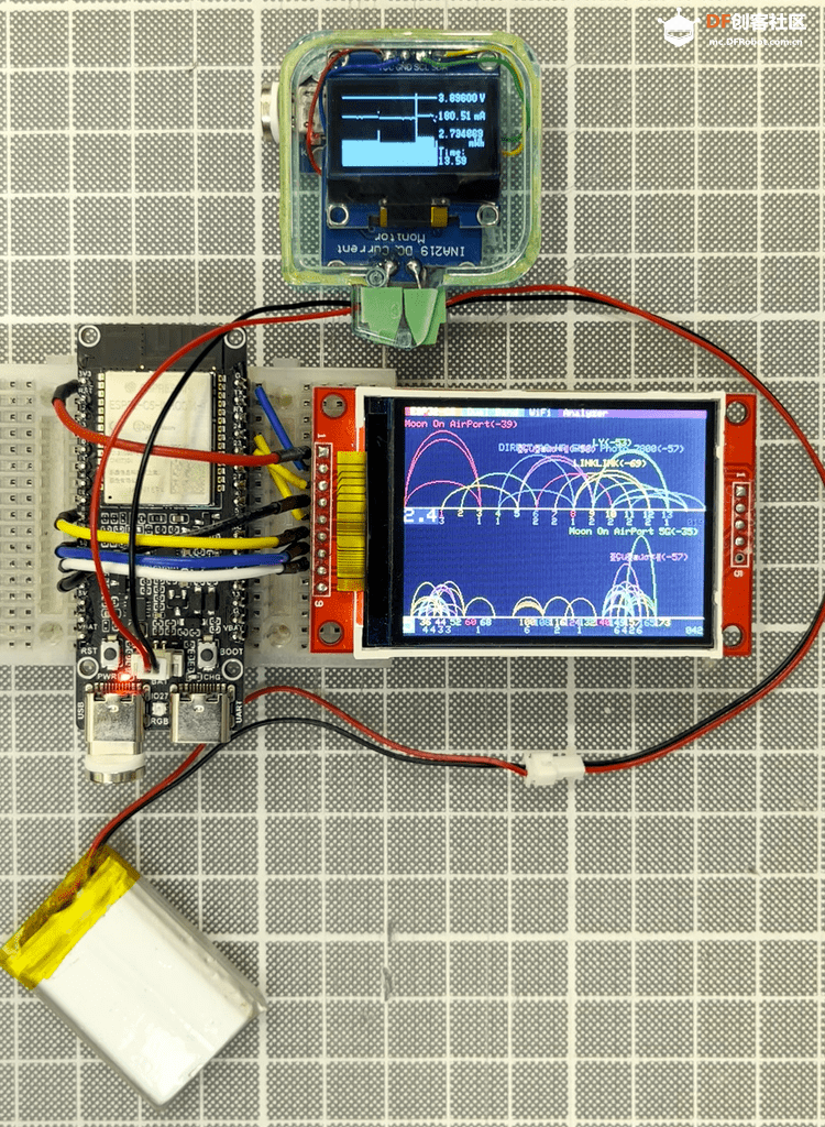废旧手机驱动的自平衡六足机器人、便携式电力监测仪...图1