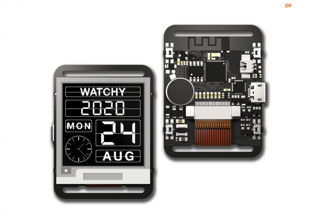 拒绝撞表！用ESP32自制开源电子墨水手表Watchy，还支持...图1