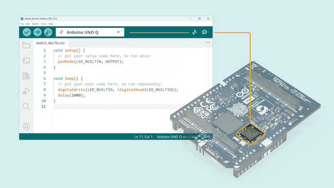 Arduino UNO Q 之“马到成功”图4