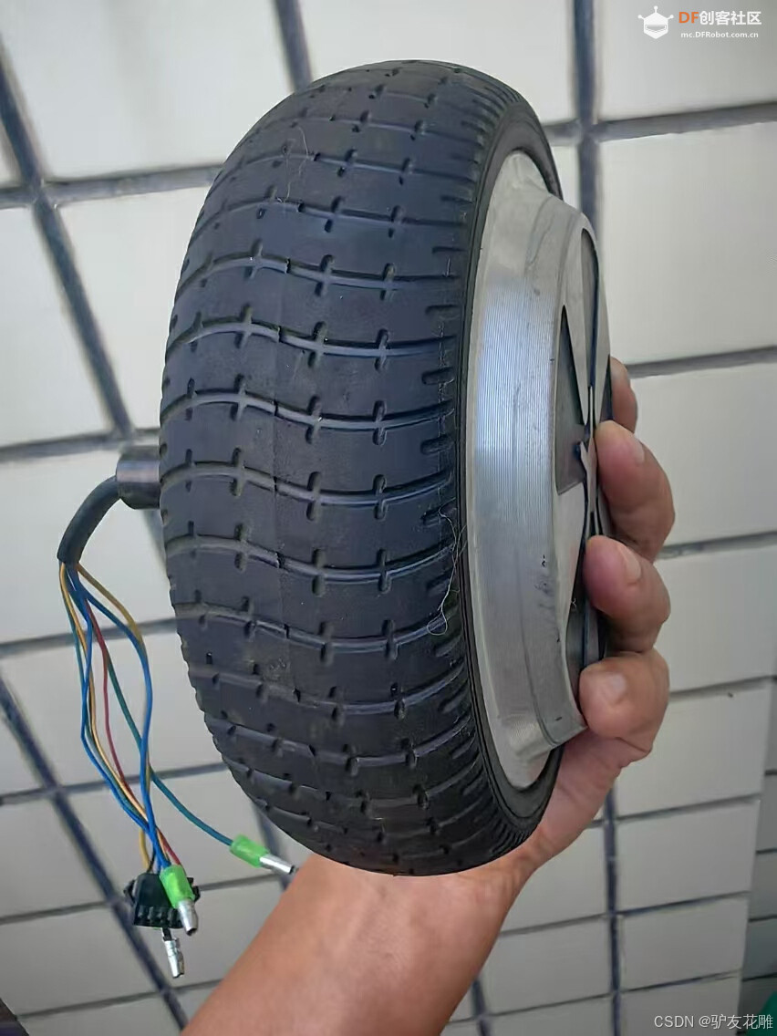 【花雕动手做】6.5寸无刷轮毂电机：机器人底盘黄金动力图3